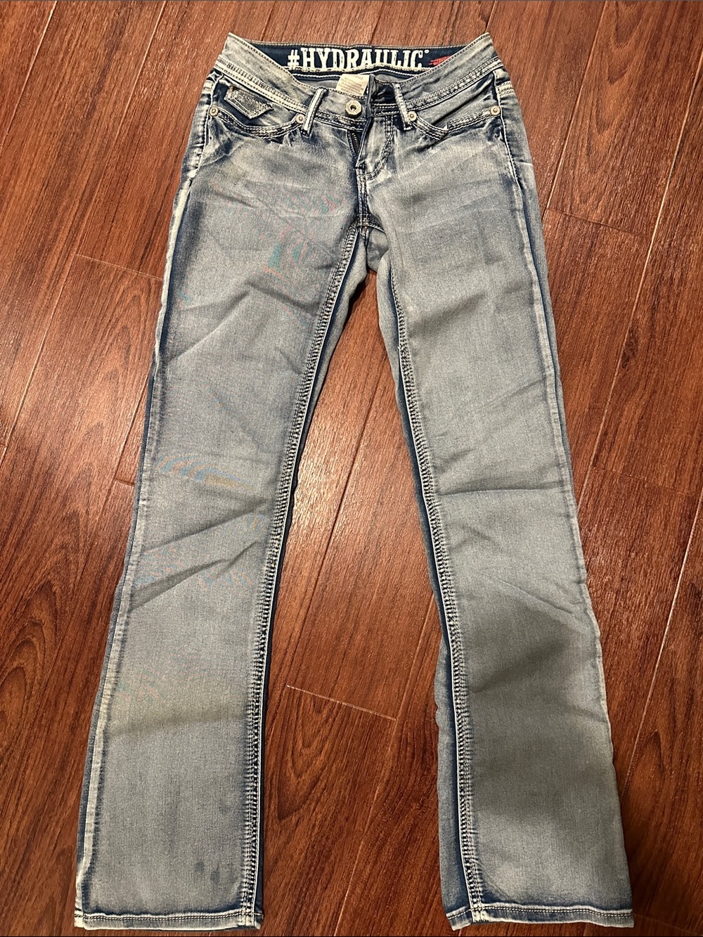Hydraulic Women's Bootcut Jeans in Faded Light Blue